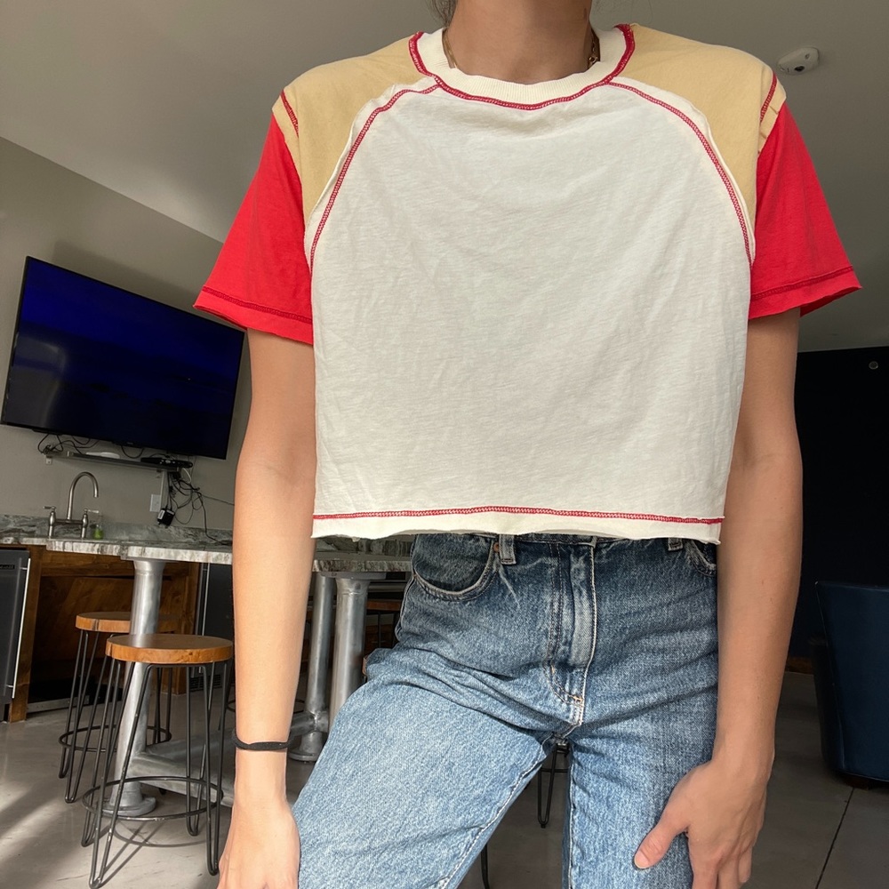Urban outfitters color block T